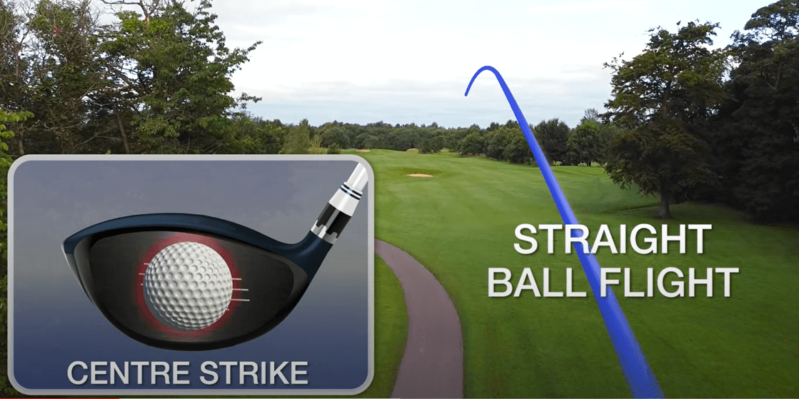 how to hit a golf ball straight